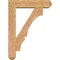 Ekena Millwork Balboa Craftsman Smooth Bracket w/ Offset Brace, Western Red Cedar, 7 1/2"W x 32"D x 44"H BKT0806X32X44BOA04SWR - alternate 4